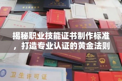 旅顺口揭秘职业技能证书制作标准，打造专业认证的黄金法则